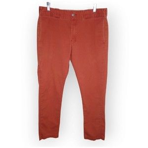 Dickies Men's Skinny Straight Pants Burnt Orange Casual Sz 36x30